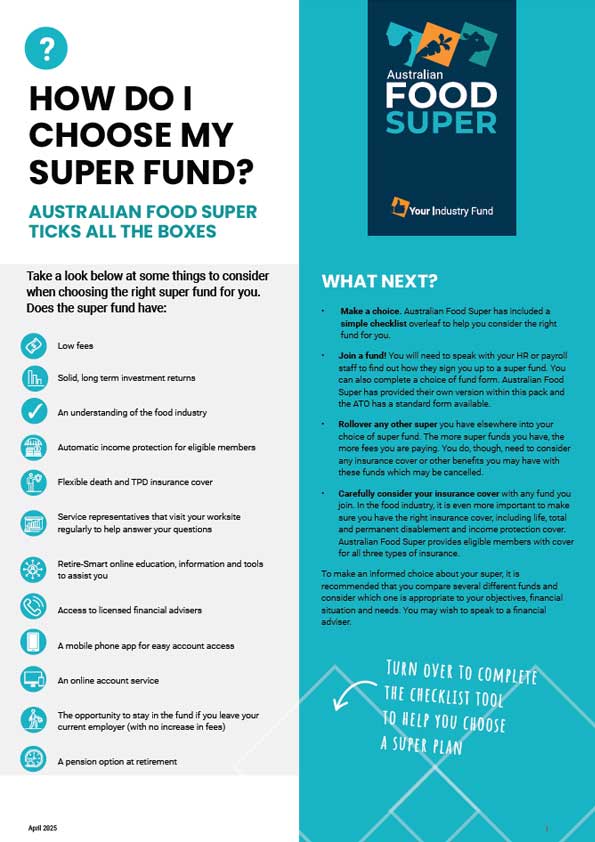 how do I choose my super fund