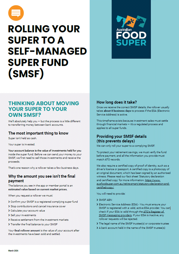 SMSF rollover