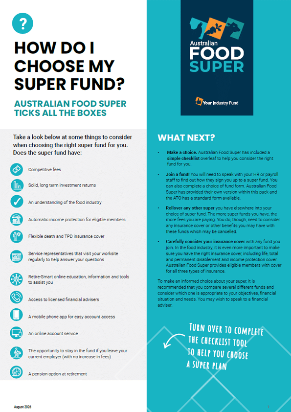 FACT-SHEET-How-to-choose-super How to choose your super